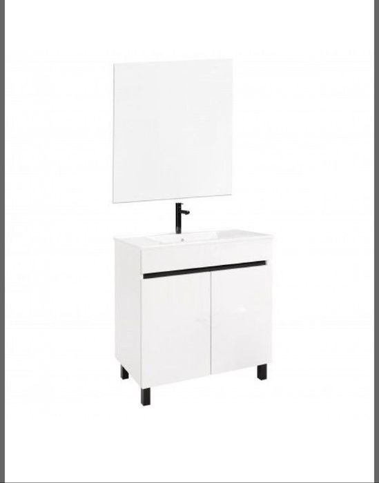 Movel WC, espelho e lavatorio