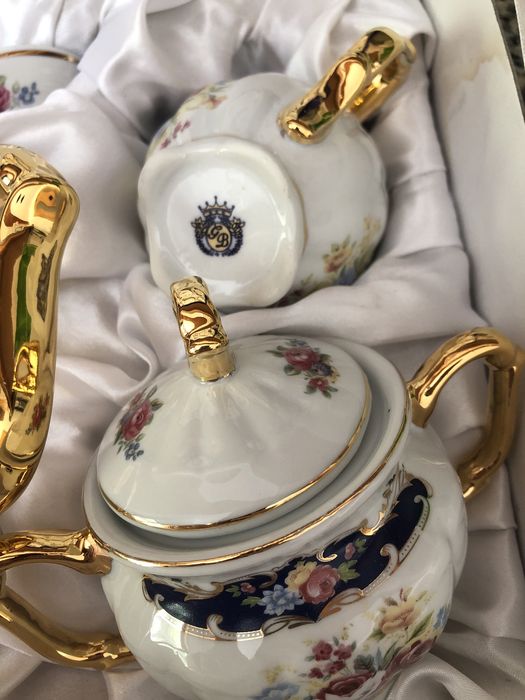 Conjunto chá porcelana