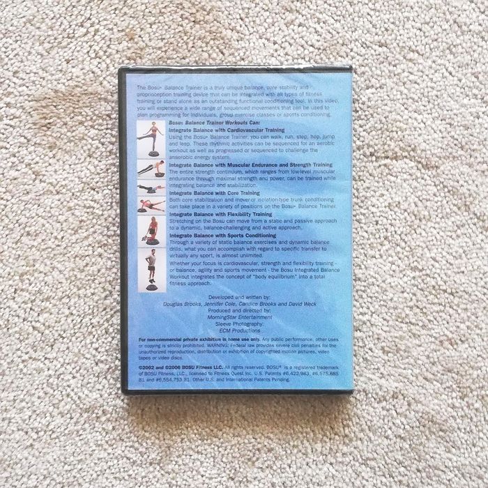 DVD "BOSU - Integrated Balance Training", selado