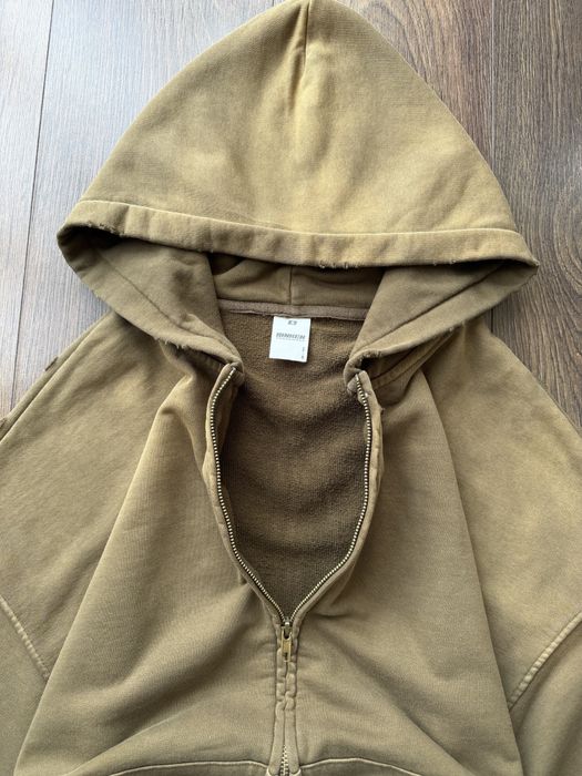 Зіп Худі Boxy Fit Oversize Distressed Худи Оверсайз Широке YZY GAP Y2K