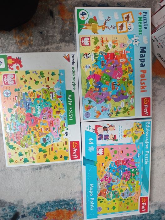 Zestaw 11 opakowań puzzli