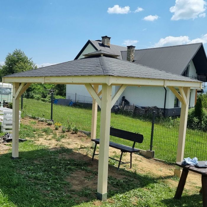 Altana MALTA 3x4 , altanka, wiata, pergola, zadaszenie, słuoy 12x12