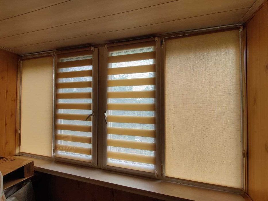 Тканинні ролети, жалюзи день ночь, римские и рулонные штори, ролеты