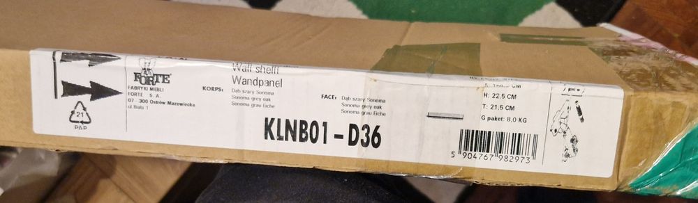 Prateleira de parede nova embalada grande