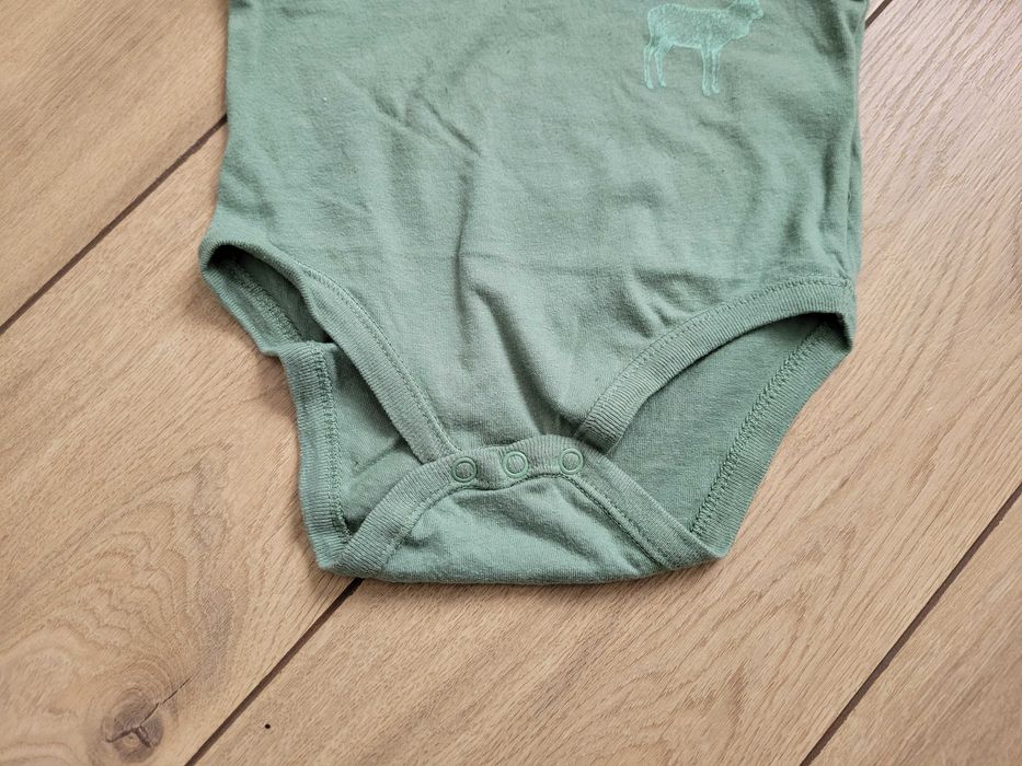 3pak (nowy) body 80 9-12 długi rękaw unisex niemowlęce