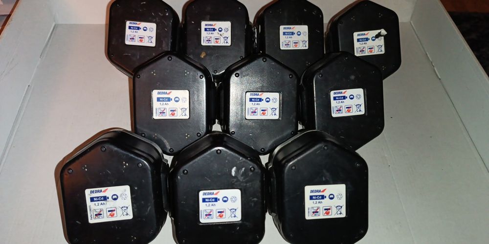 Akumulatory DED78715 Dedra 12V 1,2Ah 10szt