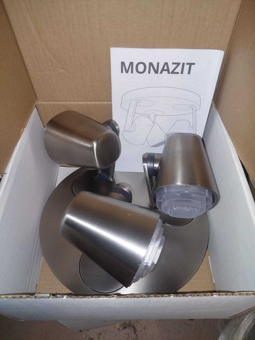 Platfon Ikea Monazit , Praktyczna lampa sufitowa Led GU10