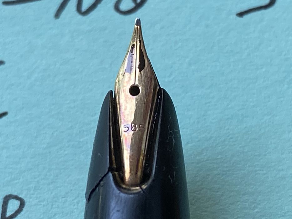 Montblanc pióro złoto.
