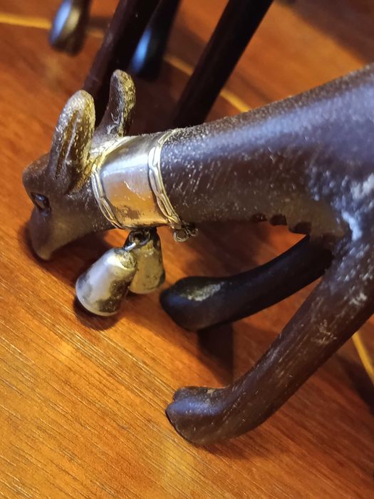 Esculturas Madeira e Prata Contrastada iLaria 925 12 cm