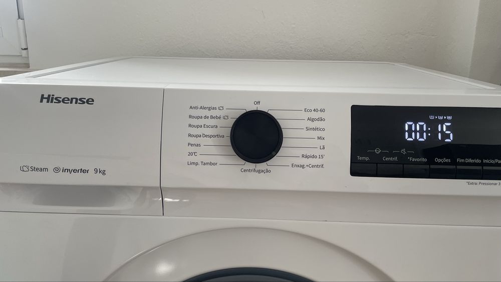 Maquina de Lavar Hisense 9kg