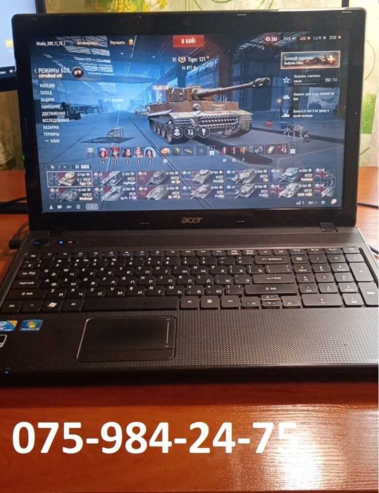 Ноутбук из Германии в отличном состоянии Acer Aspire 5742G (Игровой World of Tanks)