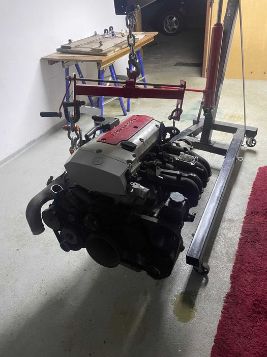 Silnik Mercedes M111 2,3 Kompresor 111.973 + Skrzynia Automat 5G 722.605