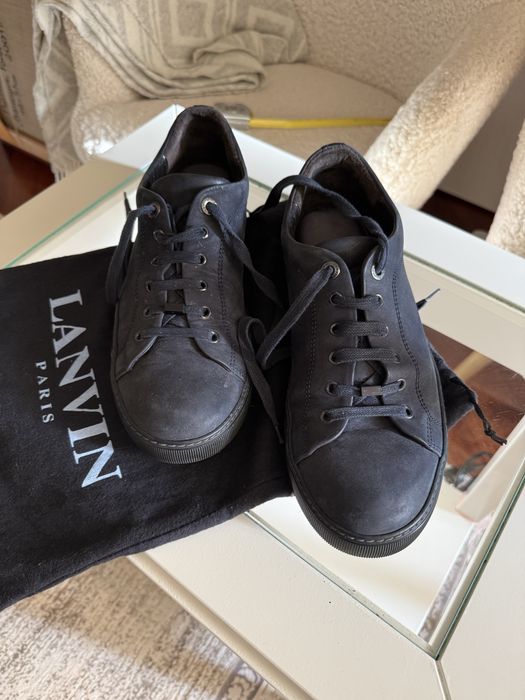 LANVIN оригинал.Замша. 27 см стелька.Мужские кеды. — zdjęcie 3