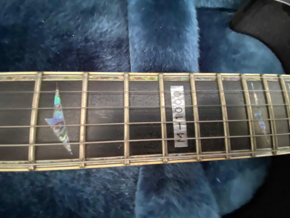 Guitarra LTD ESP M-1000 Deluxe – See-Thru Black