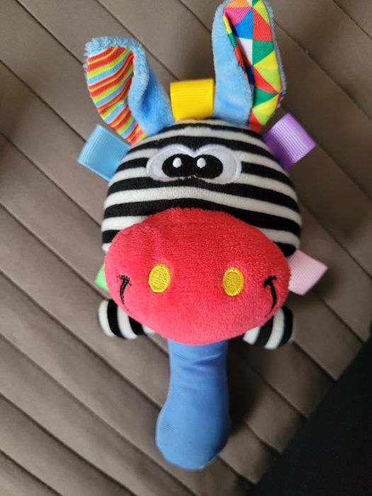 Balibazoo osiołek piesek grzechotka zabawki sensoryczne