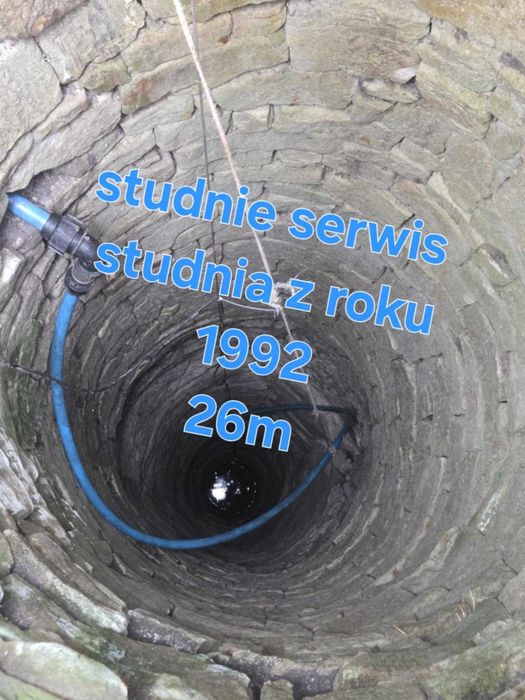 Studnie serwis czyszczenie odmulanie pogłębianie i dezynfekcja studni