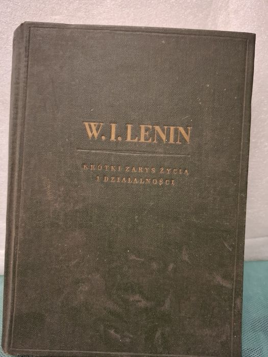 Lenin życie działalność 1949