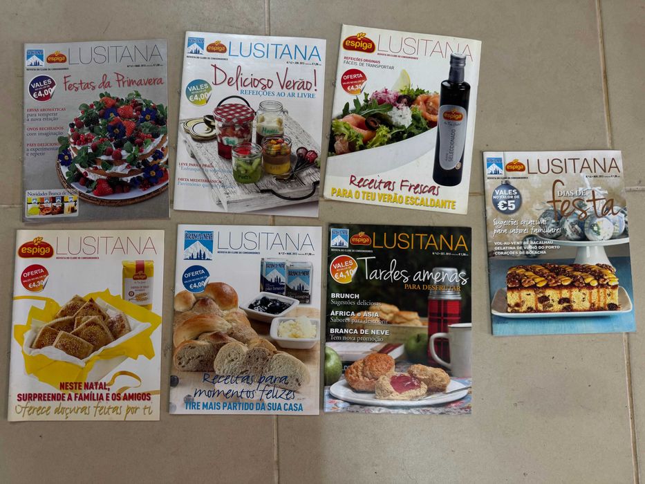 Revista Receitas de Cozinha Culinária Pastelaria - VER VÁRIAS