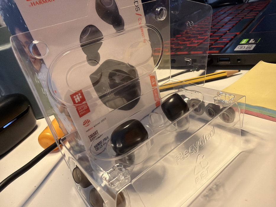Fones JBL Wave Buds (LEIA A DESCRIÇÃO - Sem estojo de carga) + Caixa Original