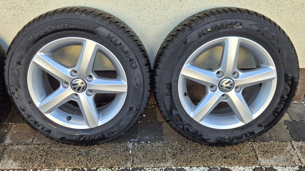 Koła felgi aluminiowe 15" VW Seat Skoda 5x112