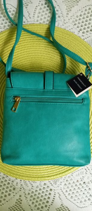 Сумка женская, бирюзовая. Новая.