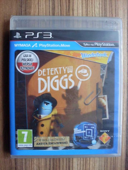 NOWA gra Wonderbook Detektyw Diggs Pl  do konsoli Ps 3