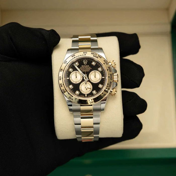 Rolex Daytona 126503 Two-Tone Black Diamond Dial 40mm