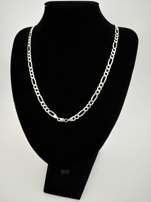 Srebrny Łańcuszek splot Figaro 57 CM 21 GRAM ! PR. 925 Okazja !