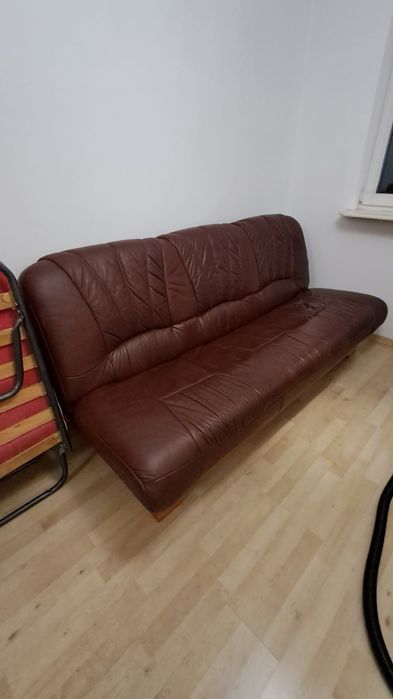 ZAREZERWOWANA - Kanapa skórzana