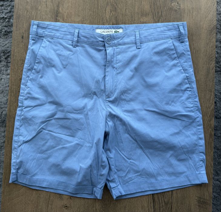 Шорти Lacoste Slim Fit оригінал 48 US 36 блакитні