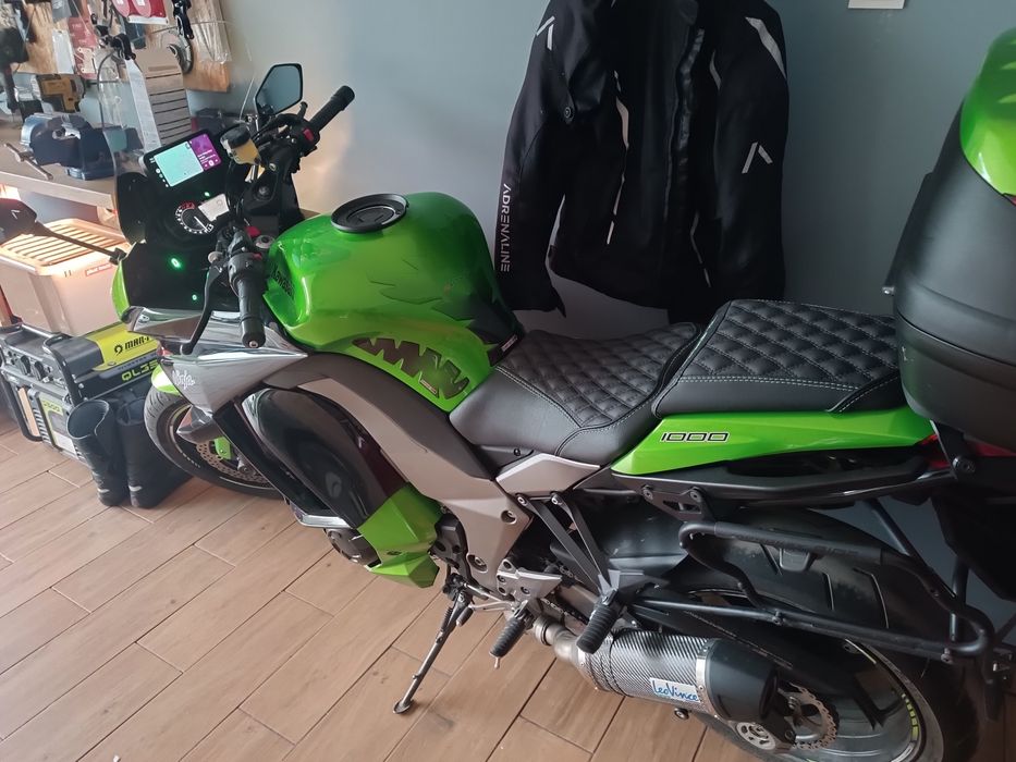 Kawasaki Z 1000 SX Kufry nawi GPS