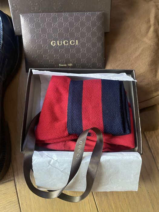 Gucci buty loafer, skarpetki