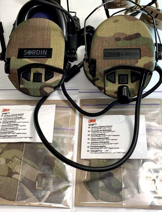 Текстильні камуфляж наліпки MSA Sordin Supreme Pro-X Cordura® MultiCam