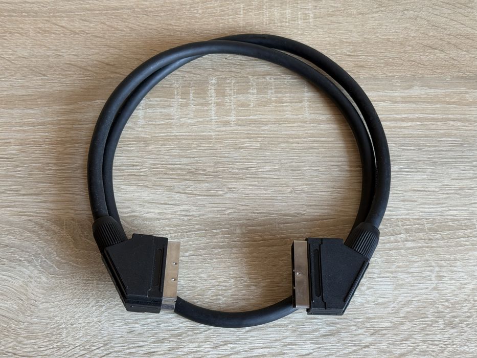 Kabel SCART - SCART, Eurozłącze, 1m
