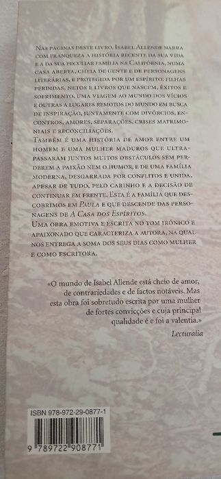 A soma dos dias de Isabel Allende