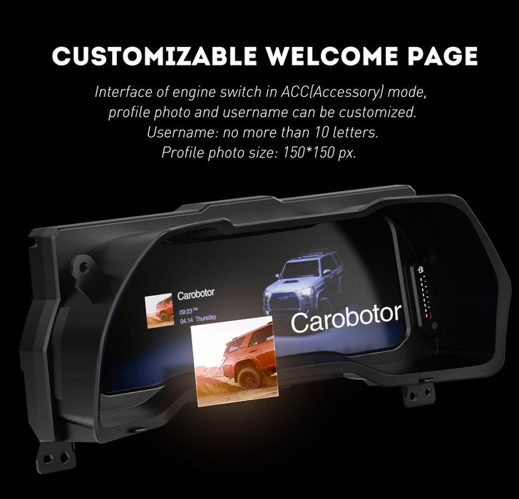 Toyota 4Runner приборная панель Full Led