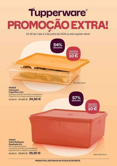 Tupperware  em promoção