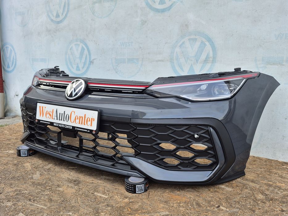 Golf VIII GTI 2024 2025 2026 бампер фари решітка решотка фара гольф 8