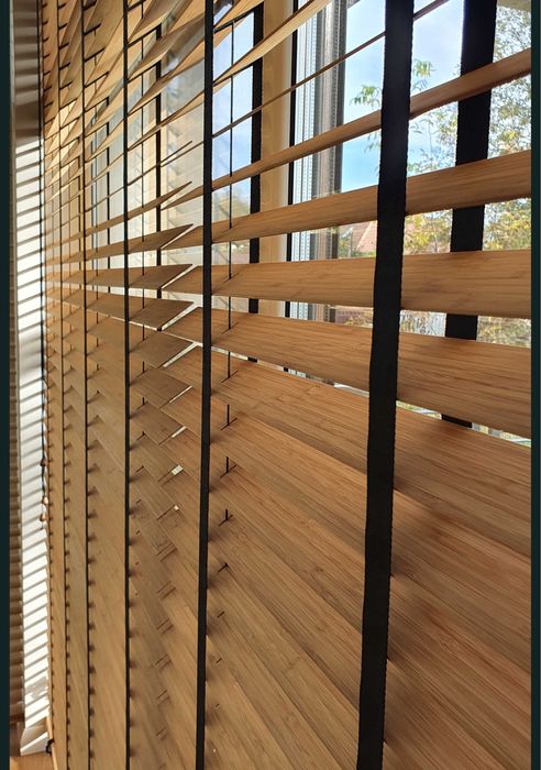 Żaluzje drewniane na wymiar