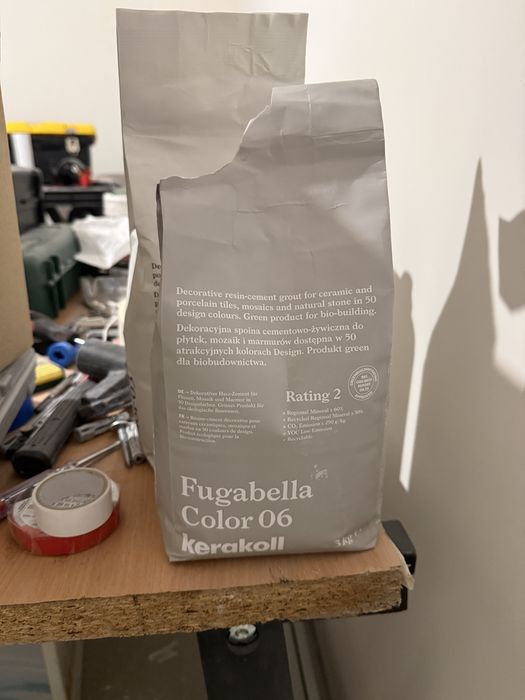 Kerakoll fuga Fugabella kolor 06 silikon 06 zestaw
