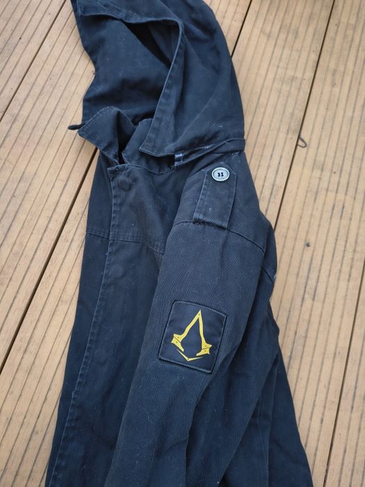 Assassin's Creed bluza kurtka płaszcz czarna kaptur S