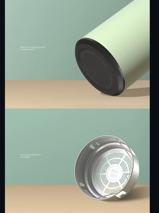 Kubek 500ML wyświetlacz temperatury kubek termosowy