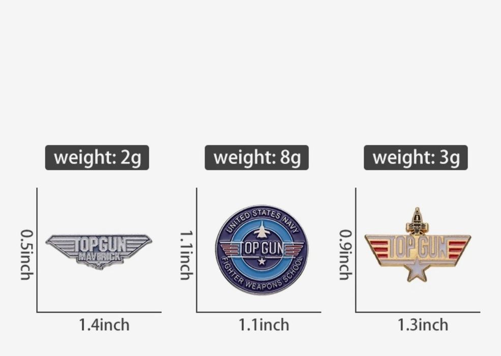 Pins de Metal Top Gun