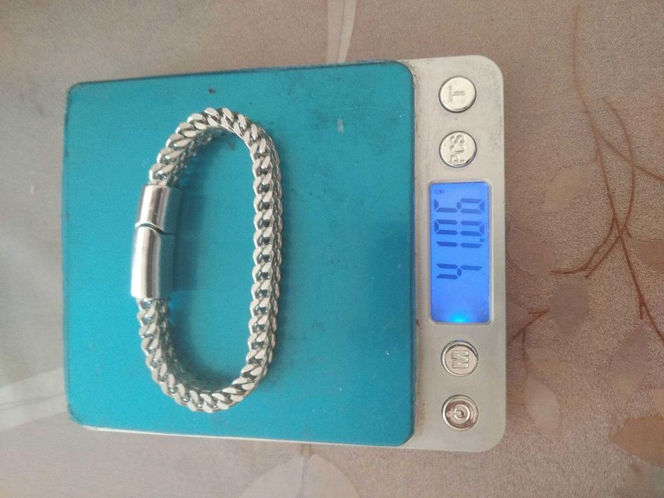 массивный браслет 19см