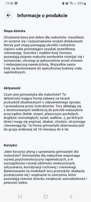 Buty buciki kapcie 20 decathlon domyos eko