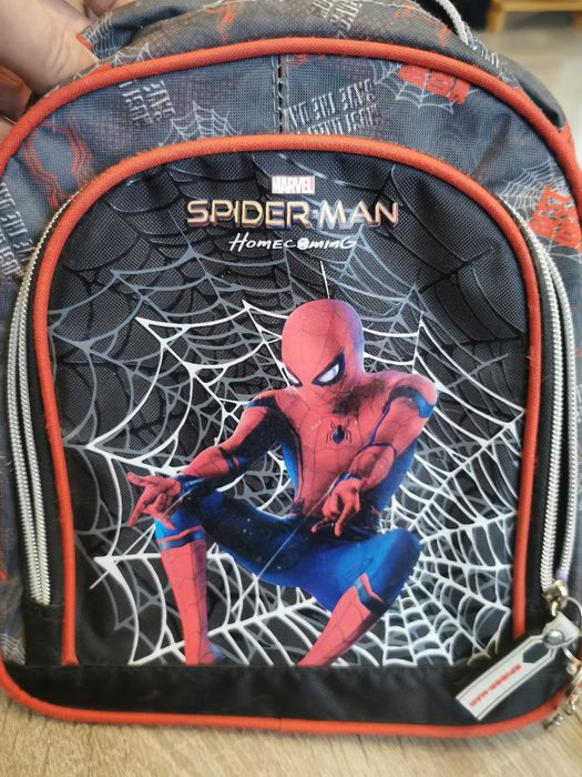 Mały plecak spider mana dla chłopca  do przedszkola