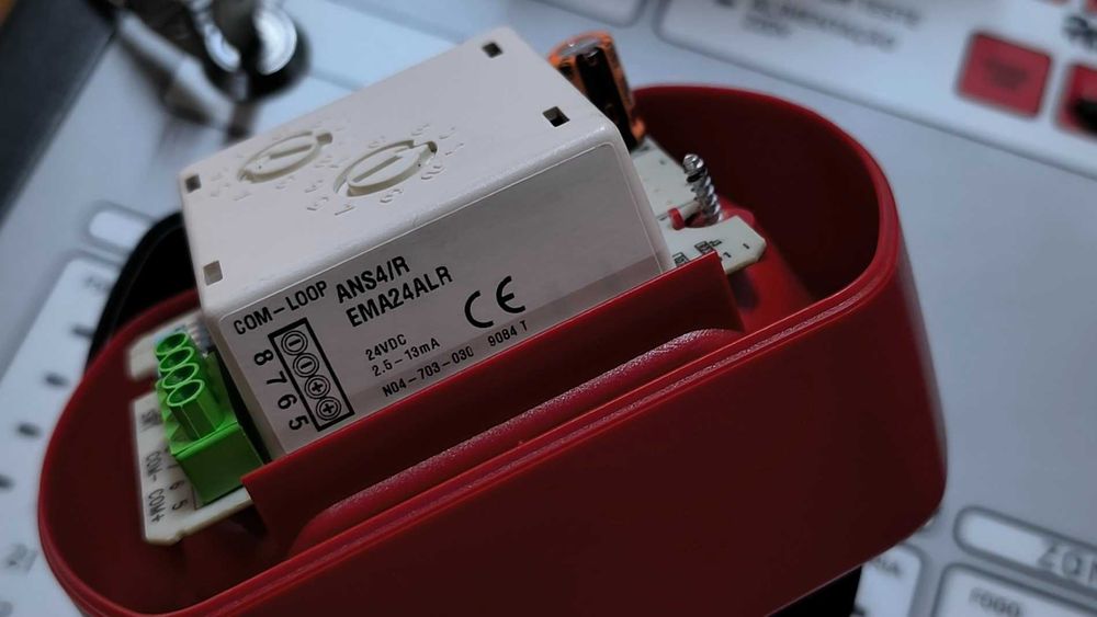 Sistema detecção incêndio Notifier