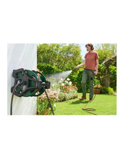 Enrolador de parede com mangueira 20M parkside