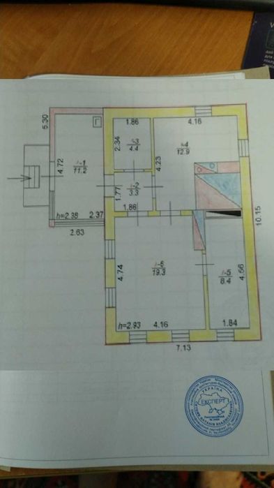 Будинок в селі з газом, пічкою, свердловиною, гарна земельна ділянка