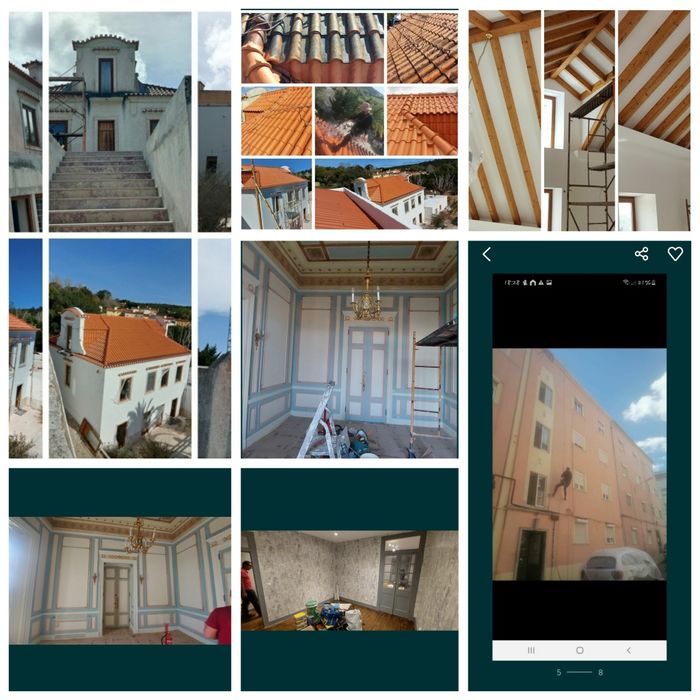 Reparações e pinturas e remodelações  em gerais